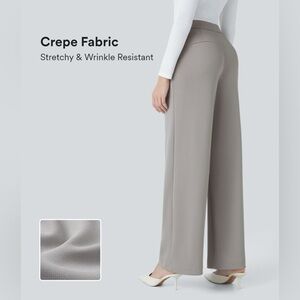 Halara Women’s High Waisted Side Pocket Straight Leg Crepe Work Pants | NEW/NWT!